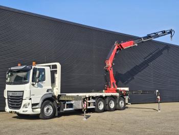 DAF CF 530 8x4 / RETARDER / FASSI F545 CRANE / KRAN / GRUA